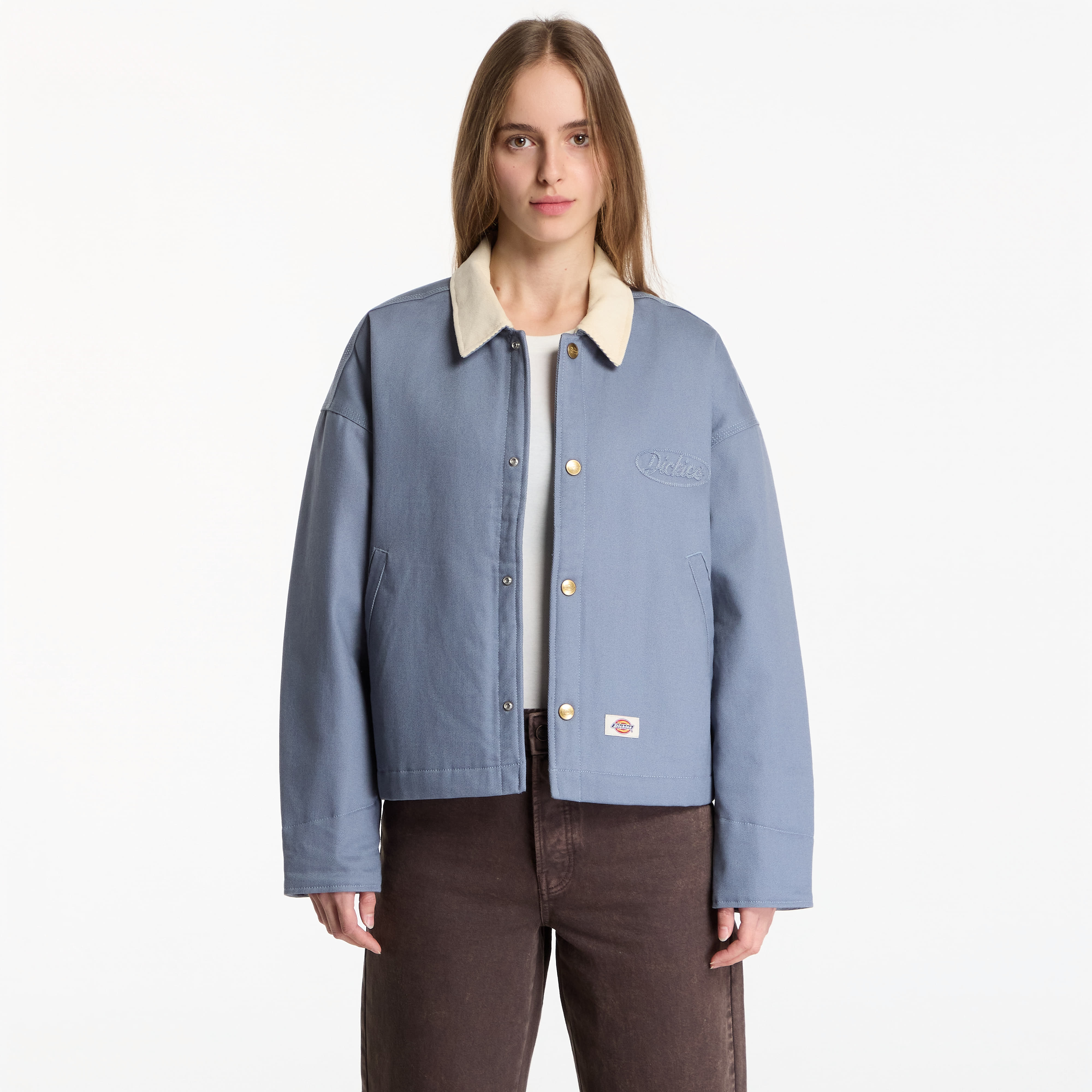 Jakke Dickies Panaca Cavalry Twill Jacket Grey Flint Stone XS