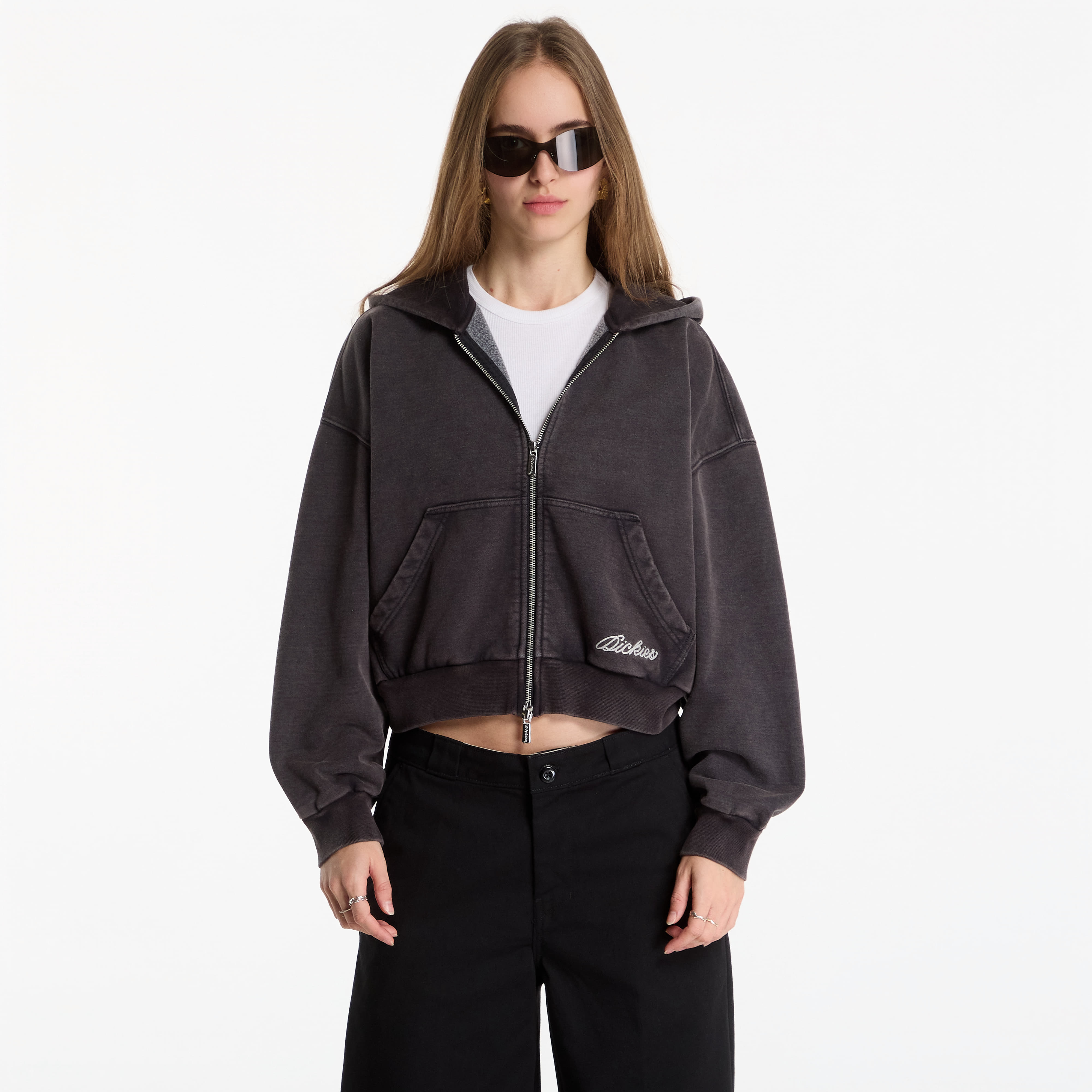 Sweatshirt Dickies Baker Zipped Hoodie Black S