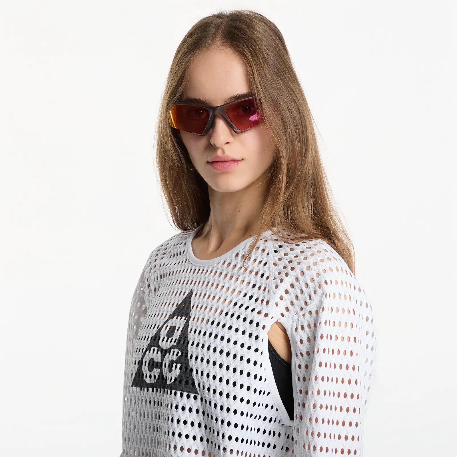 T-särgid Nike ACG Radical AirFlow NXT Dri-FIT Long-Sleeve Trail Running Top White/ Anthracite