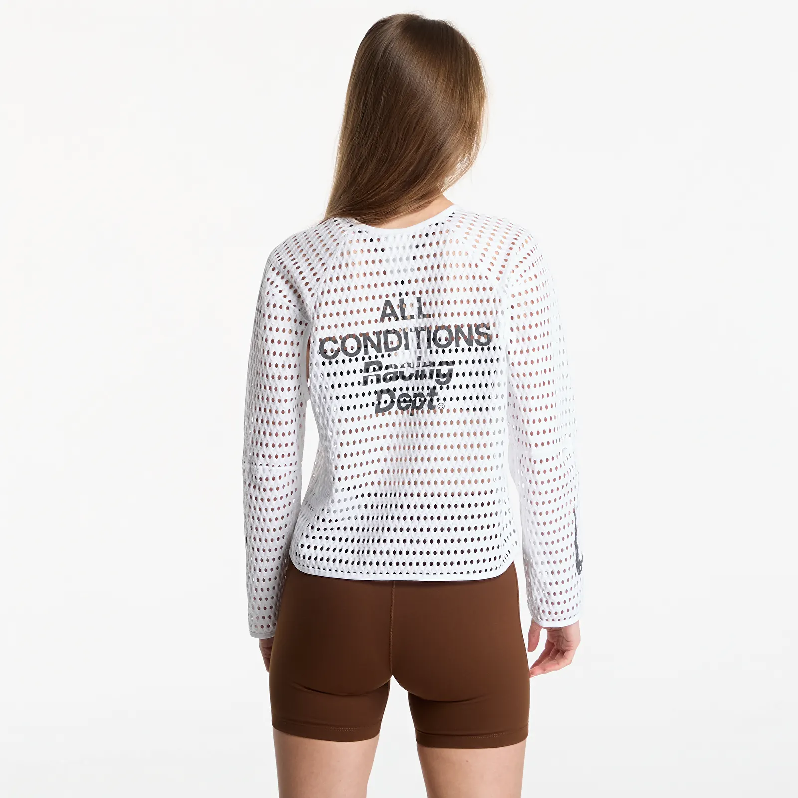 T-särgid Nike ACG Radical AirFlow NXT Dri-FIT Long-Sleeve Trail Running Top White/ Anthracite