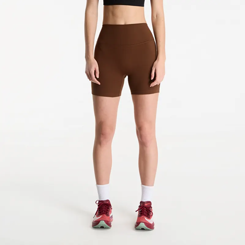 Shorts Nike One High-Waisted 5-Inch Biker Shorts Cacao Wow/ White