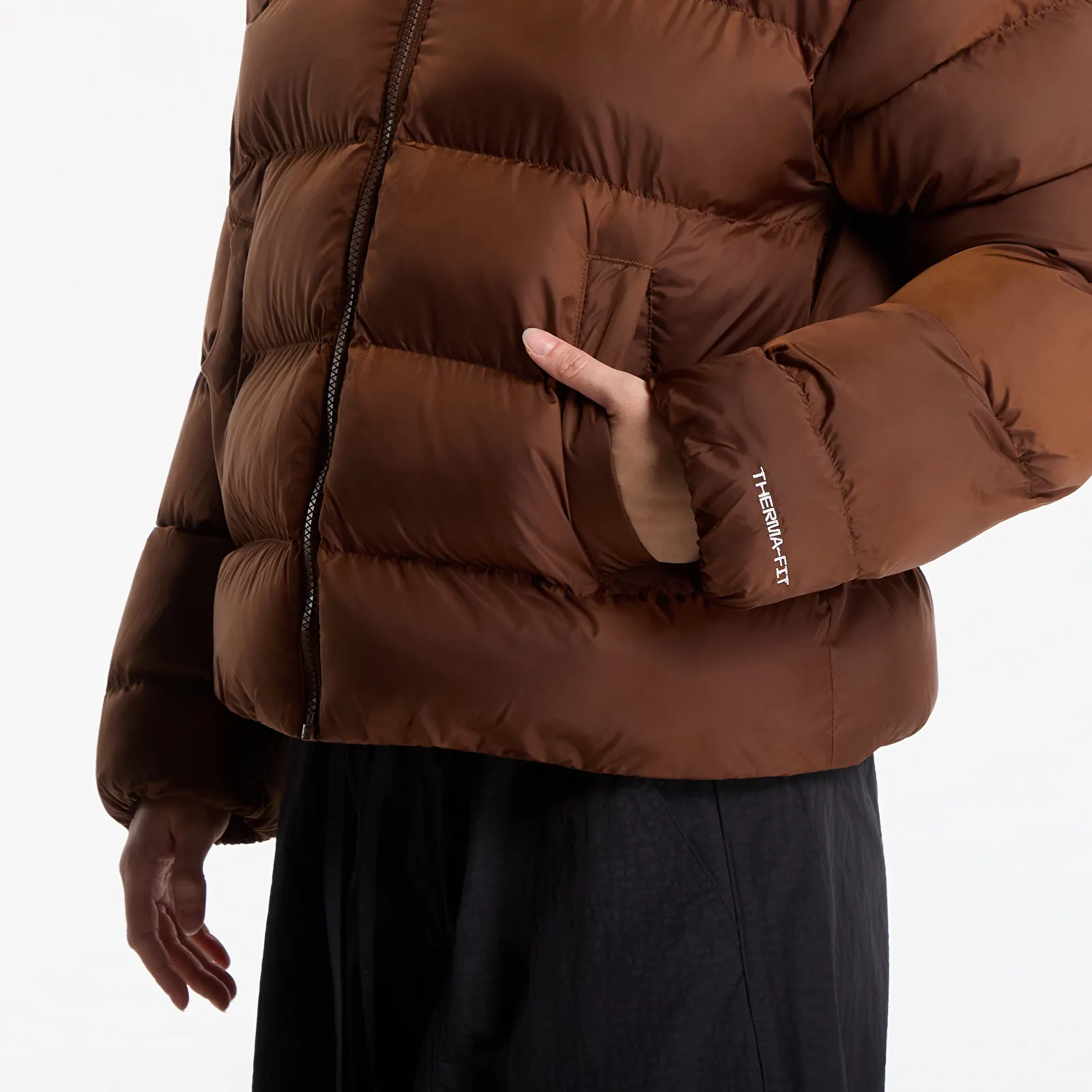 Jacken für Frauen Nike Sportswear Therma-FIT Jacket Cacao Wow/ Sail