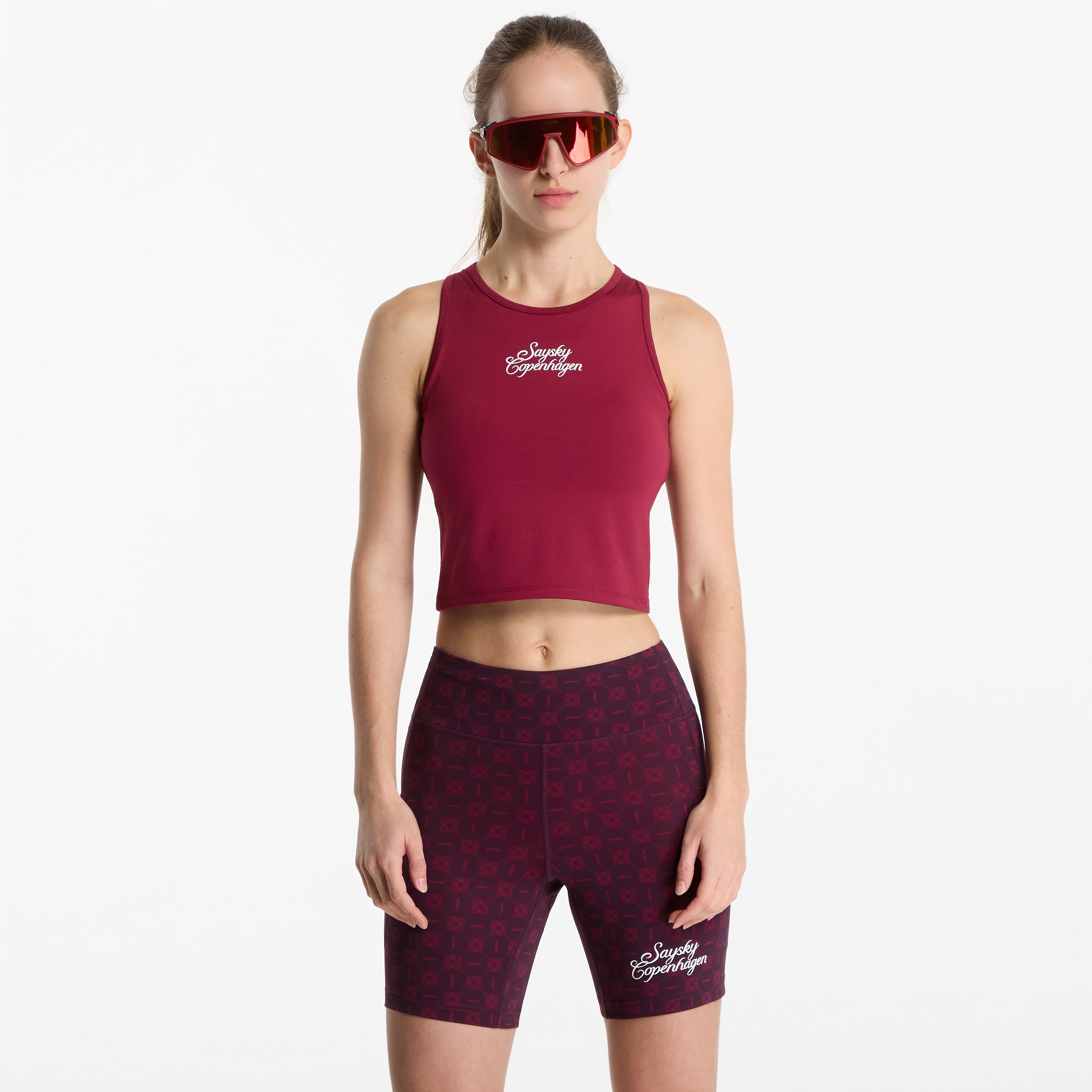Tank top SAYSKY W Couture Combat Crop Top Red S