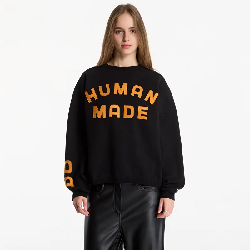 Sweatshirt Human Made Crewneck Sweatshirt UNISEX Black