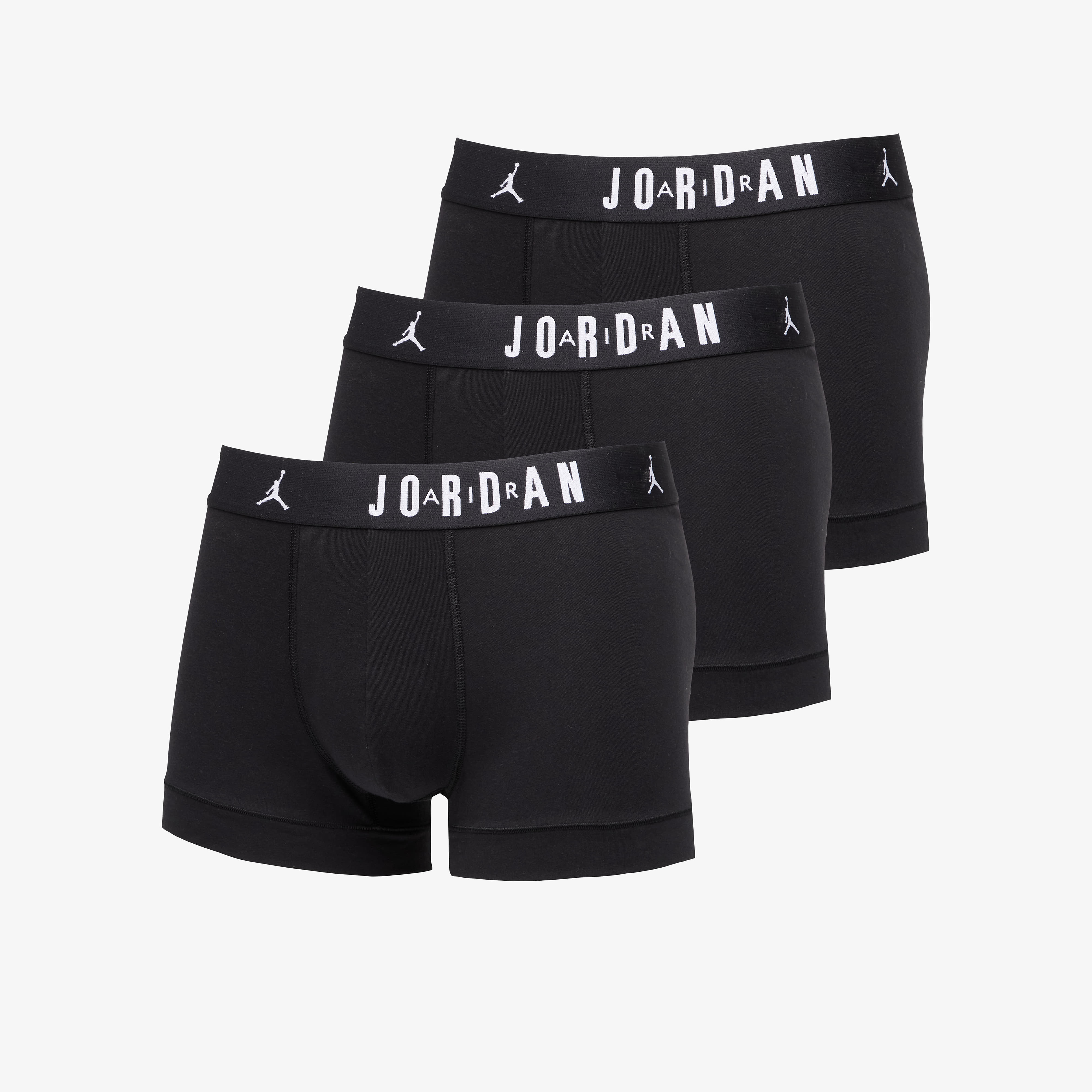 Boksershorts Jordan Jhm Mens 3-Pack Flight Cotton Tru Black XL