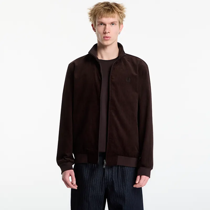 Jacka FRED PERRY Cord Brentham Jacket Rich Brown
