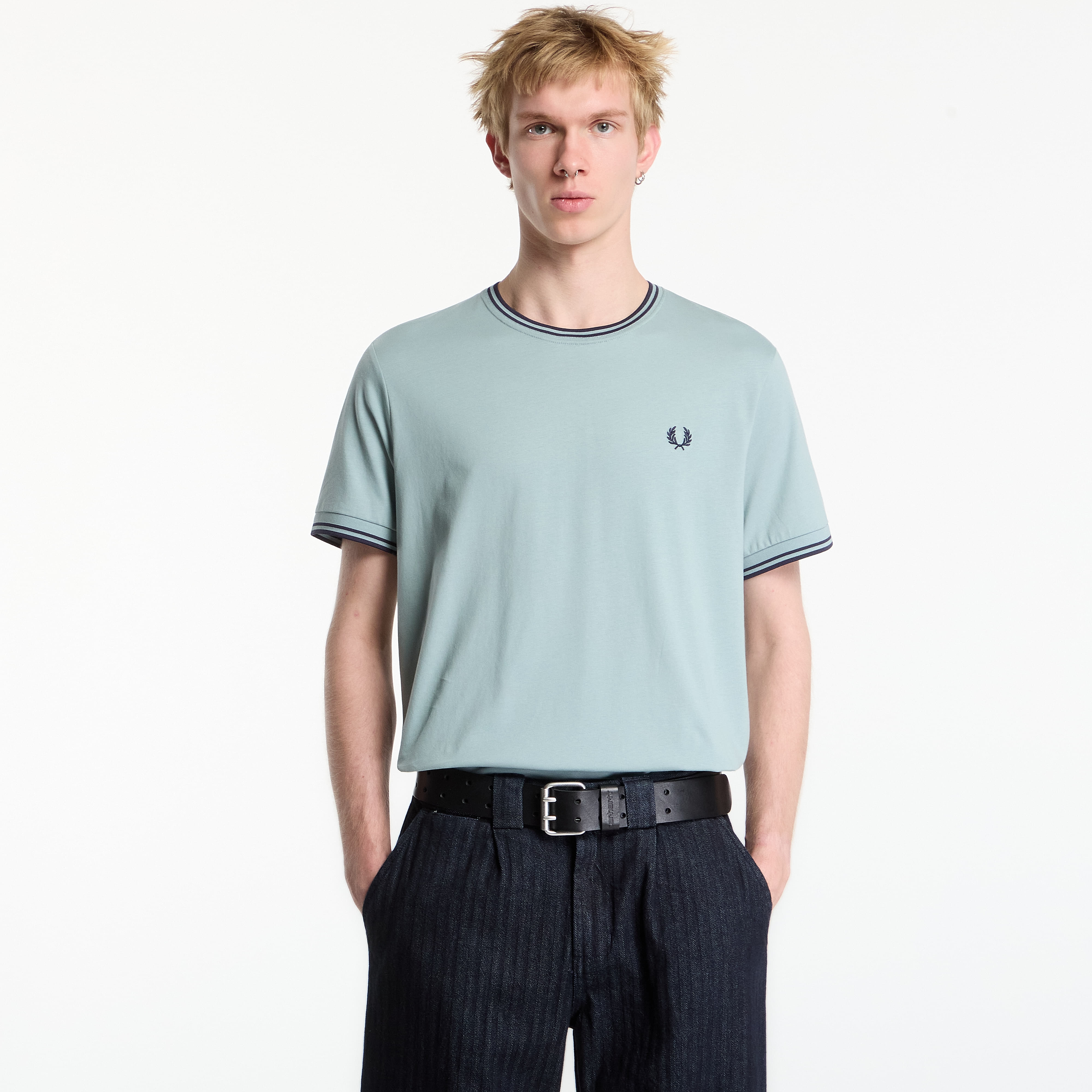 T-shirt FRED PERRY Twin Tipped T-shirt White M