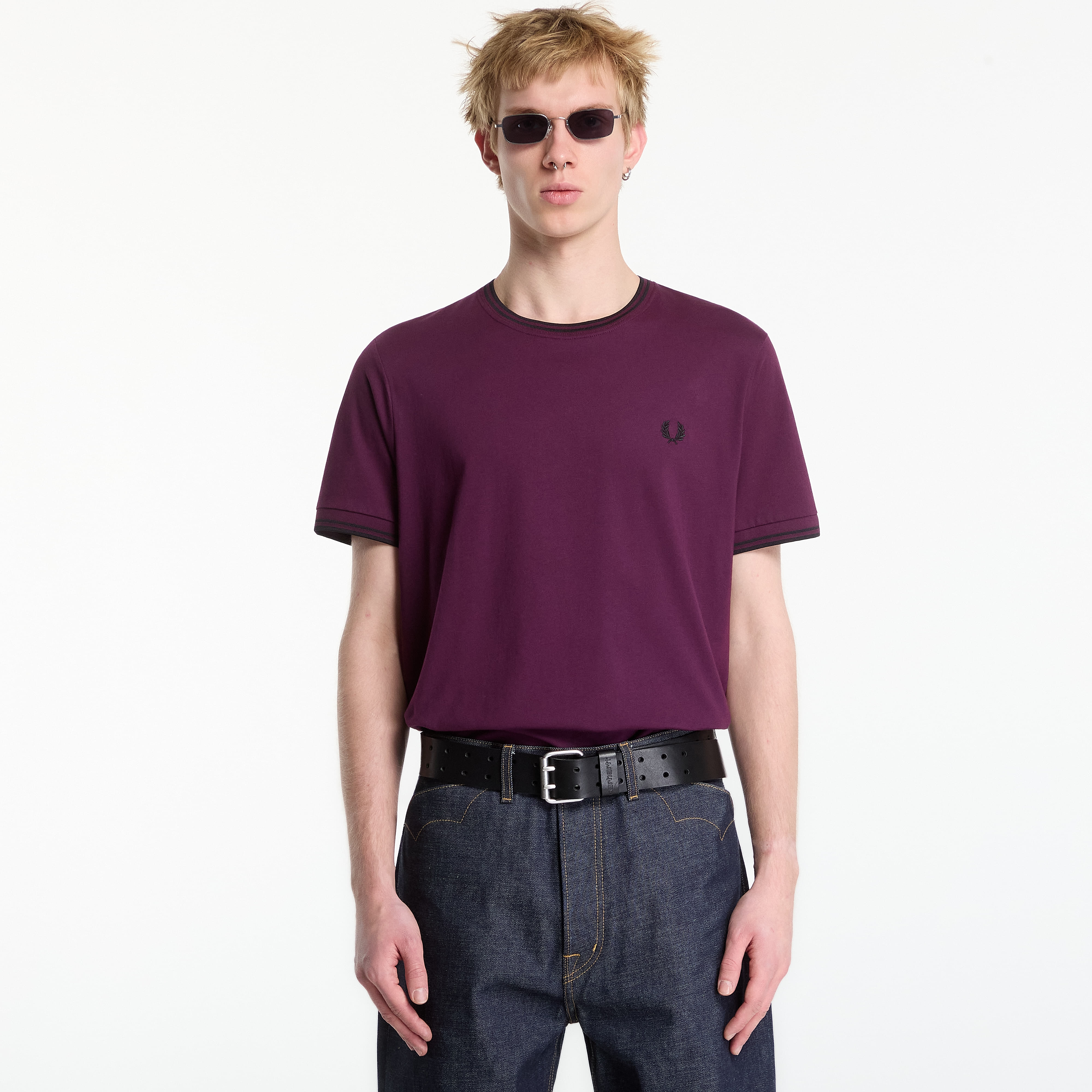 T-shirt FRED PERRY Twin Tipped T-shirt White L