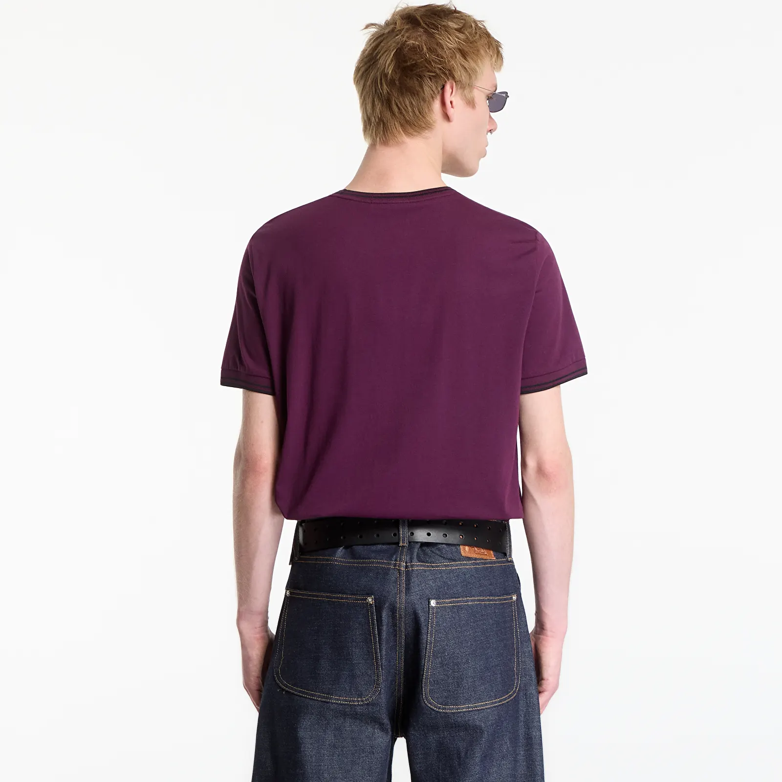 Pólók FRED PERRY Twin Tipped T-shirt White
