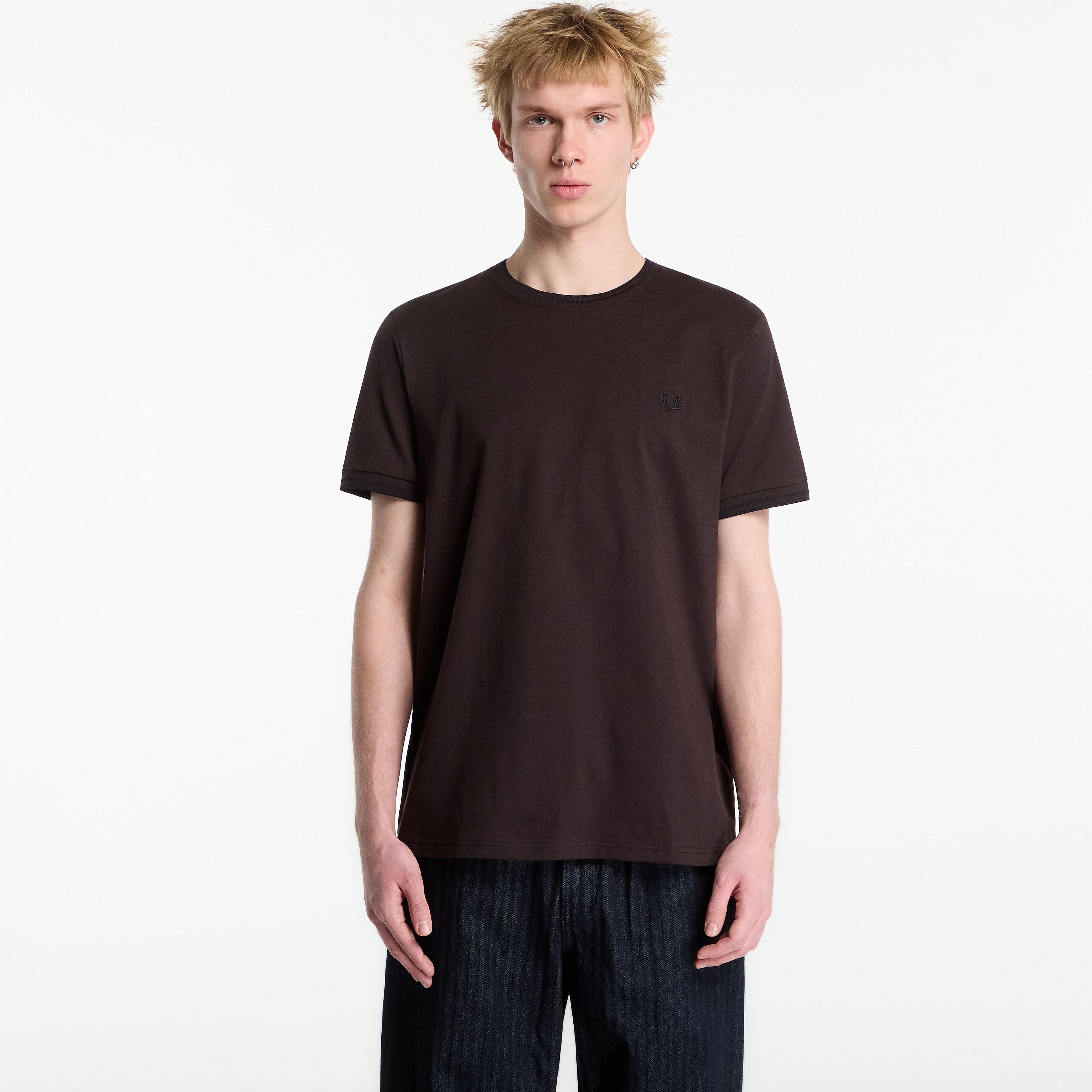 T-shirt FRED PERRY Twin Tipped T-shirt White XXL