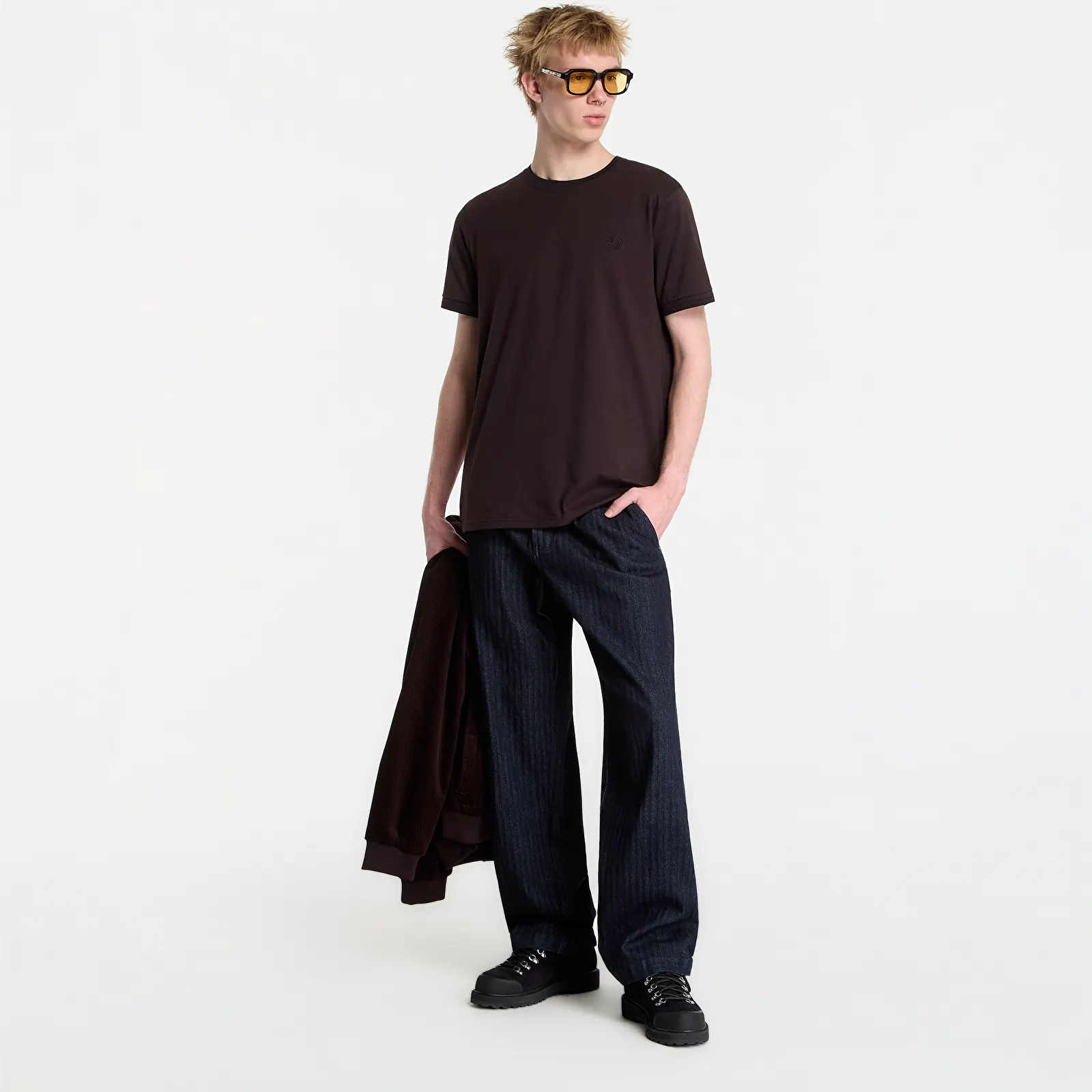 T-shirts  FRED PERRY Twin Tipped T-shirt White