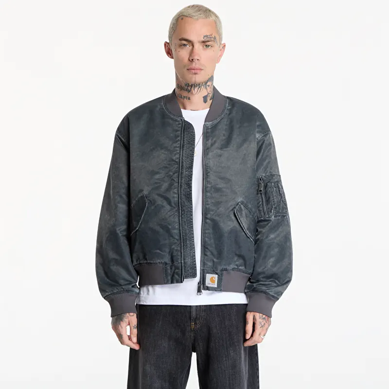Veste Carhartt WIP Orman Bomber UNISEX Raven Heavy Enzyme Wash