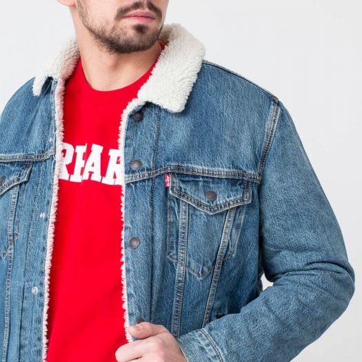 Levis mayze sherpa trucker store