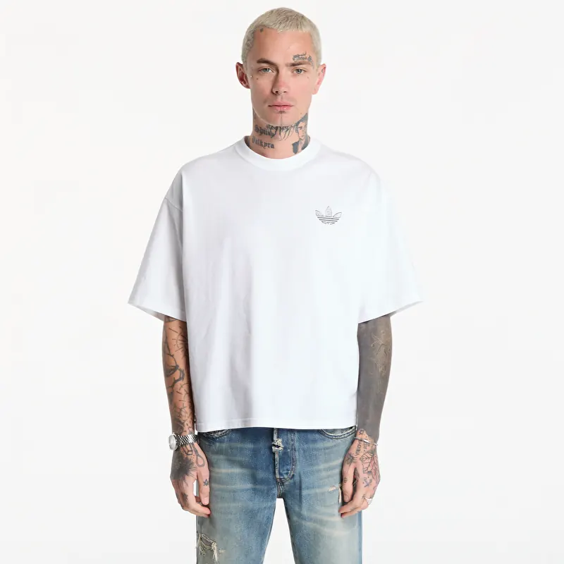 T-shirt adidas Grunge Graphic Oversized Tee White