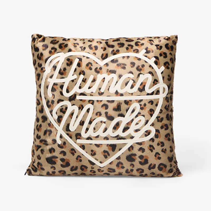 Human Made Leopard Cushion Brown