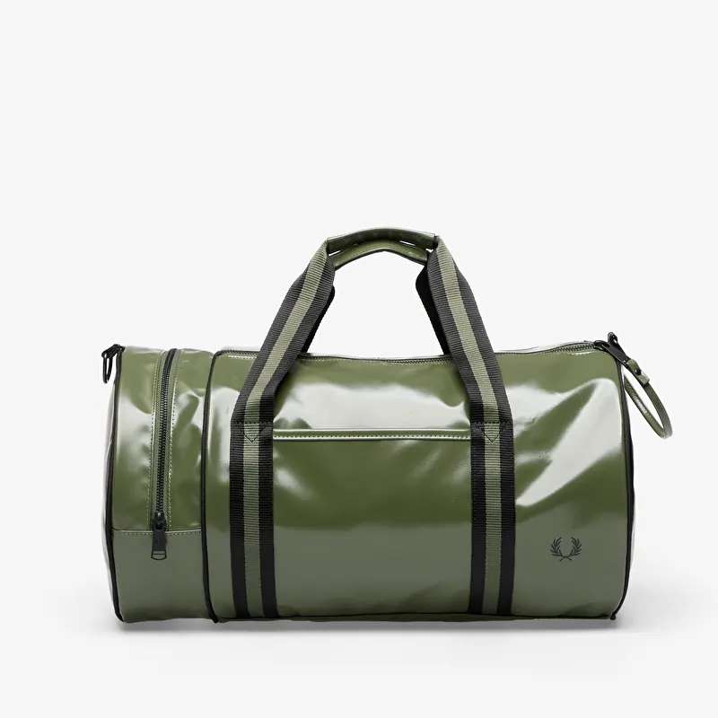 FRED PERRY Classic Barrel Bag Military Green/ Black