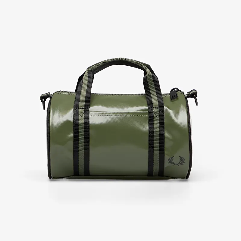 FRED PERRY Classic Mini Barrel Bag Millitary Green/ Black