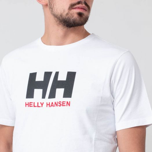 Camisetas Helly Hansen Logo Tee White Footshop