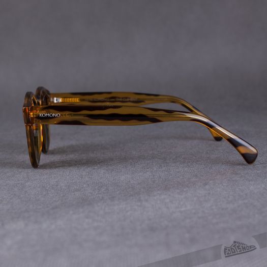 Komono Sunglasses NWT NEW The Clement Safari Yellow and Brown Round Komono | Accessories | Komono Womens Clement Safari  main image 3