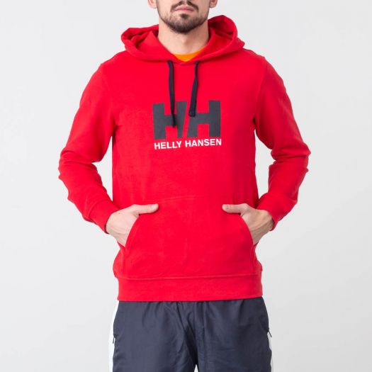 Helly hansen red hoodie shop