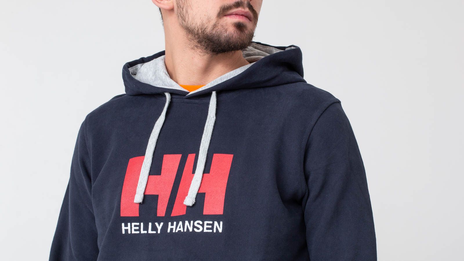 Felpe Helly Hansen Logo Hoodie Navy
