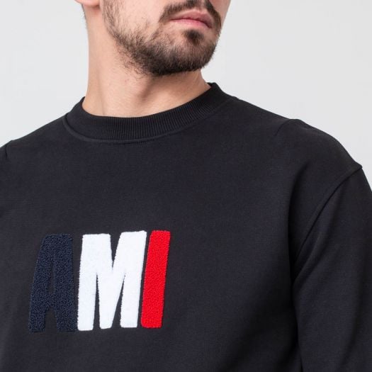 Ami hot sale sweatshirt black