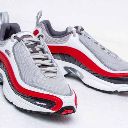 Men s shoes Reebok Daytona DMX Skull Grey Shark White Red Footshop