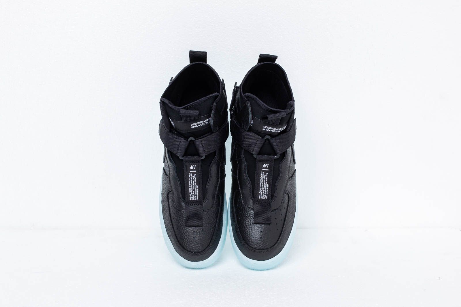 Air force 1 utility mid black/ half blue-white outlet