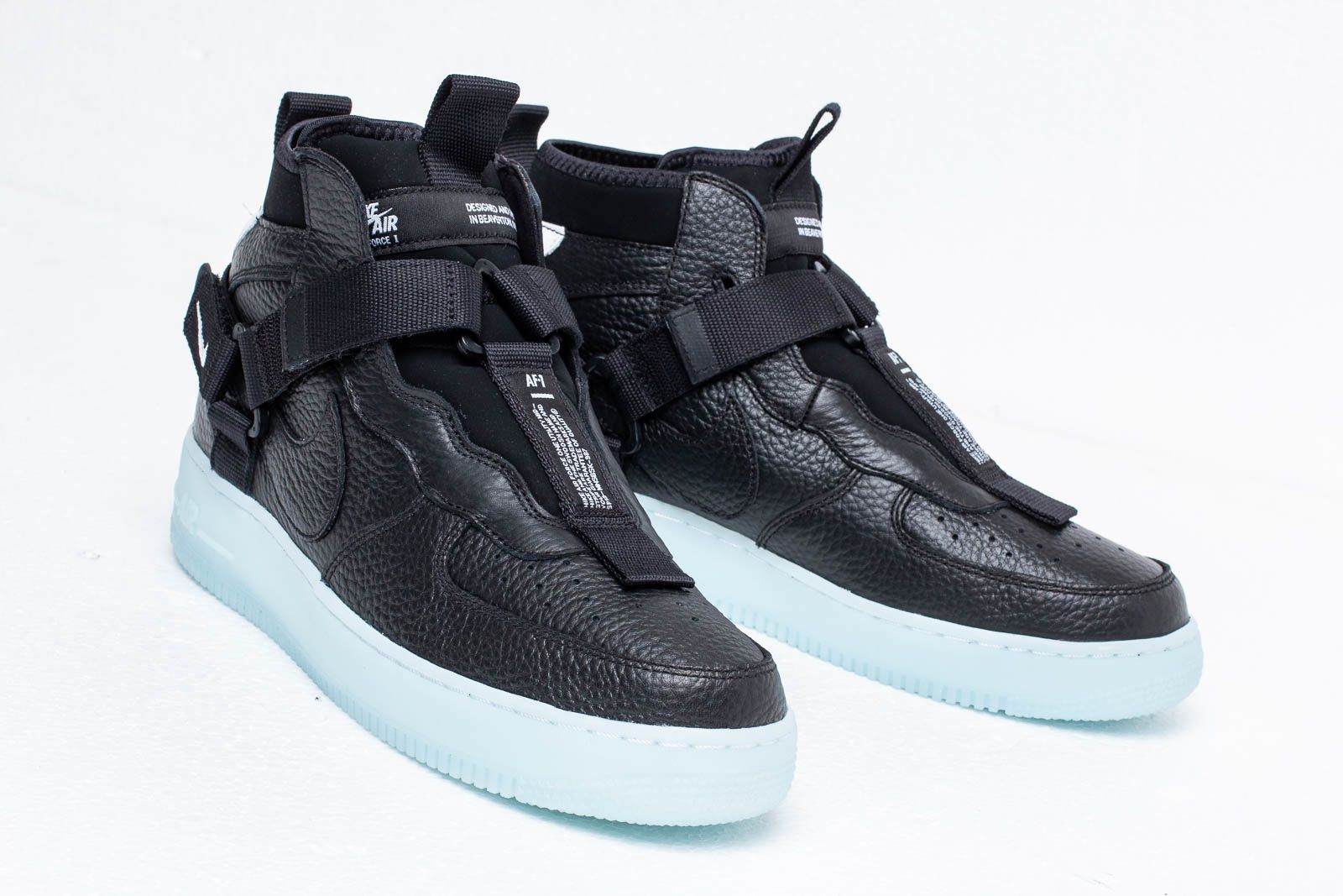 Nike air force utility black and blue outlet
