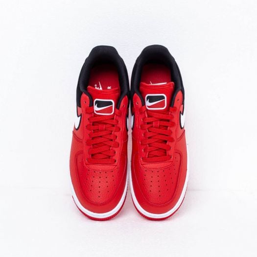 Men s shoes Nike Air Force 1 07 Lv8 1 Mystic Red White Black Footshop