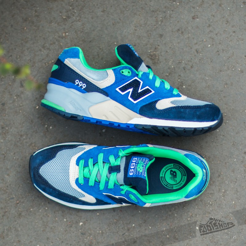Scarpe uomo New Balance ML999OBB Blue/Green