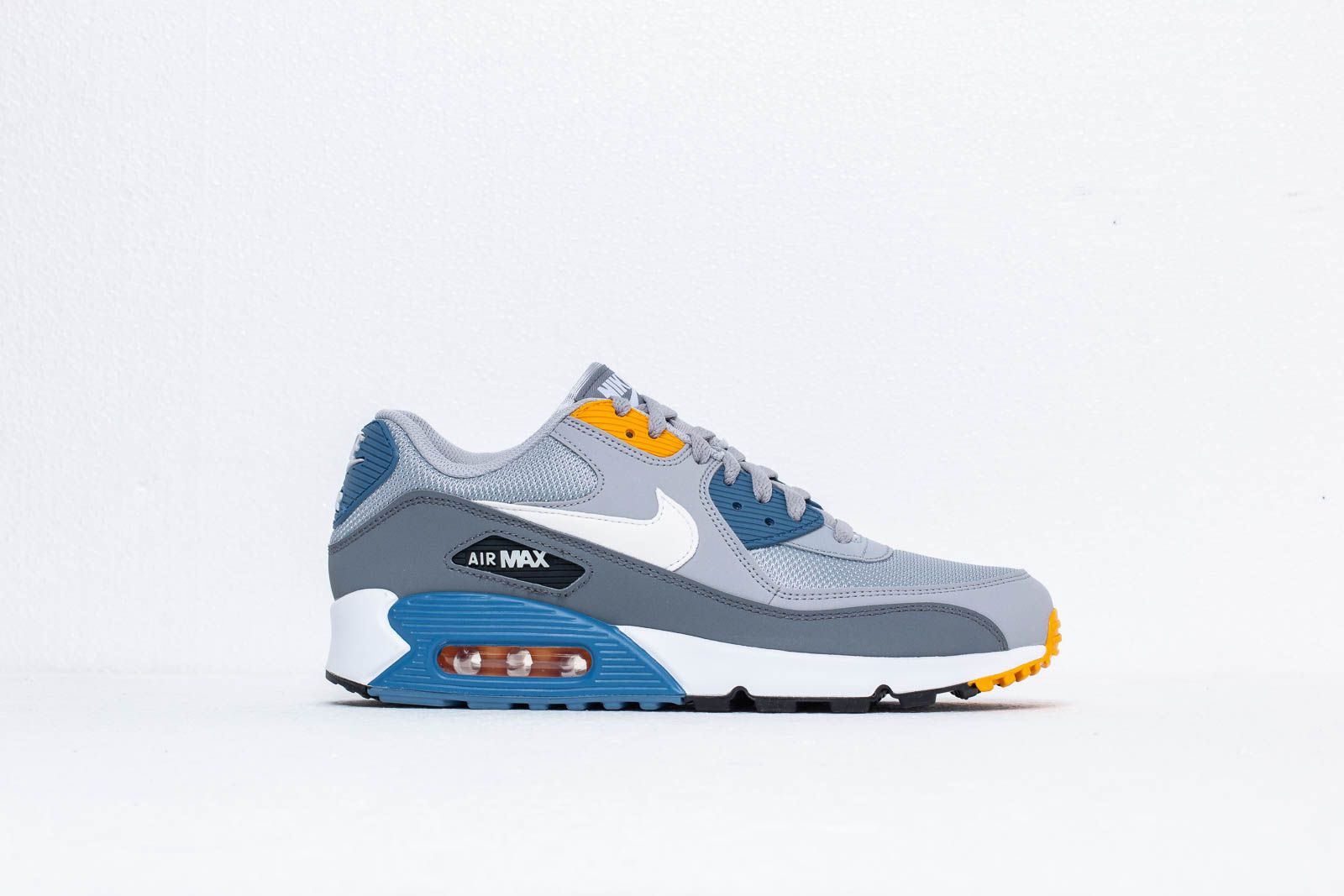 Men's shoes Nike Air Max 90 Essential Wolf Grey/ White-Indigo Storm