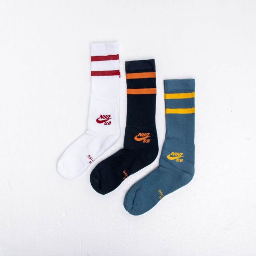 Chaussettes Nike SB 3-Pack Crew Socks Multi Footshop