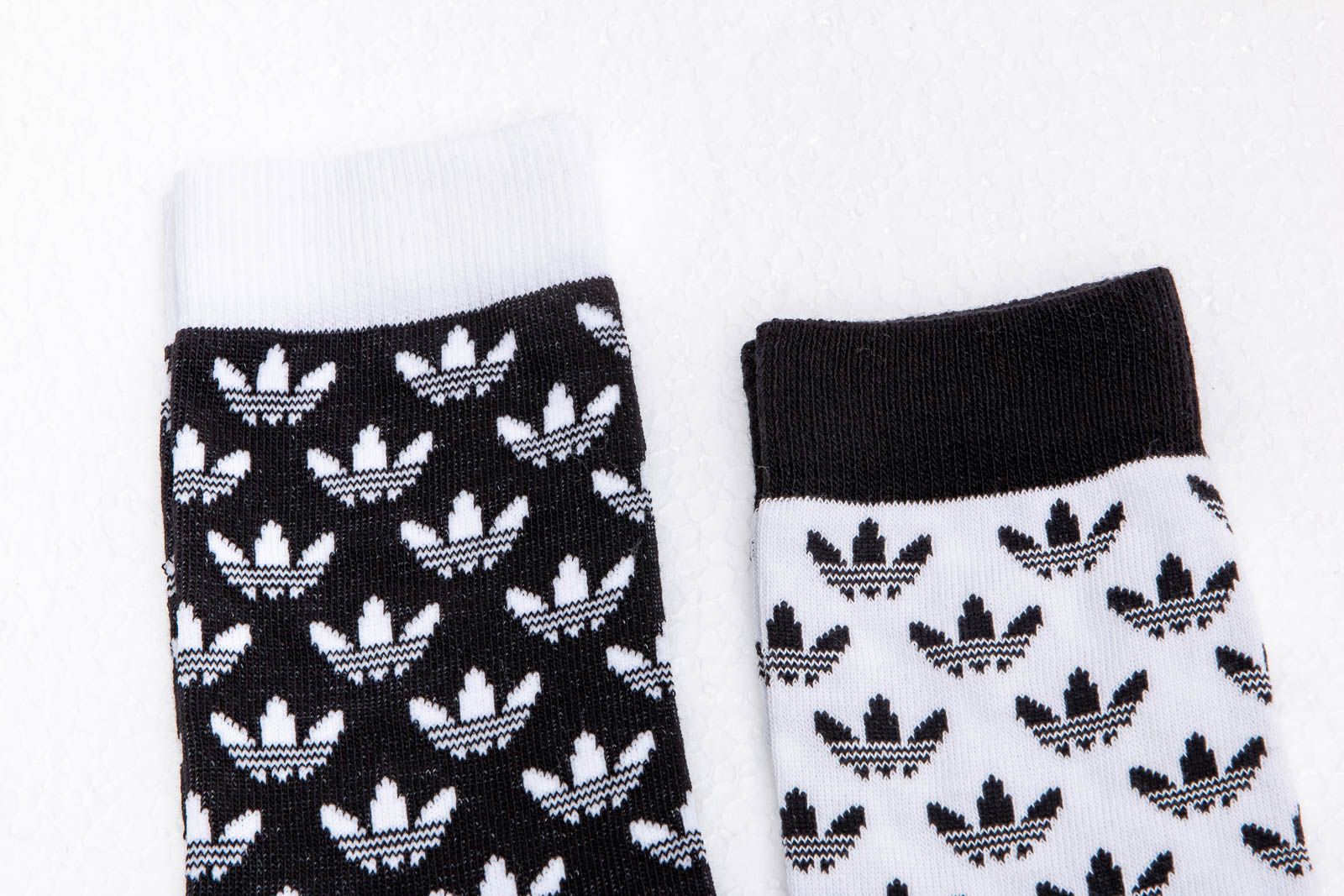 Sokken adidas Treefoil Crew Socks 2 Pack Black/ White