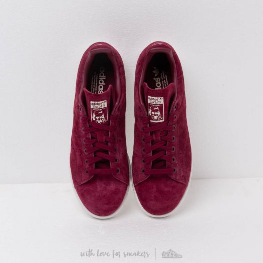 Stan smith maroon suede hotsell