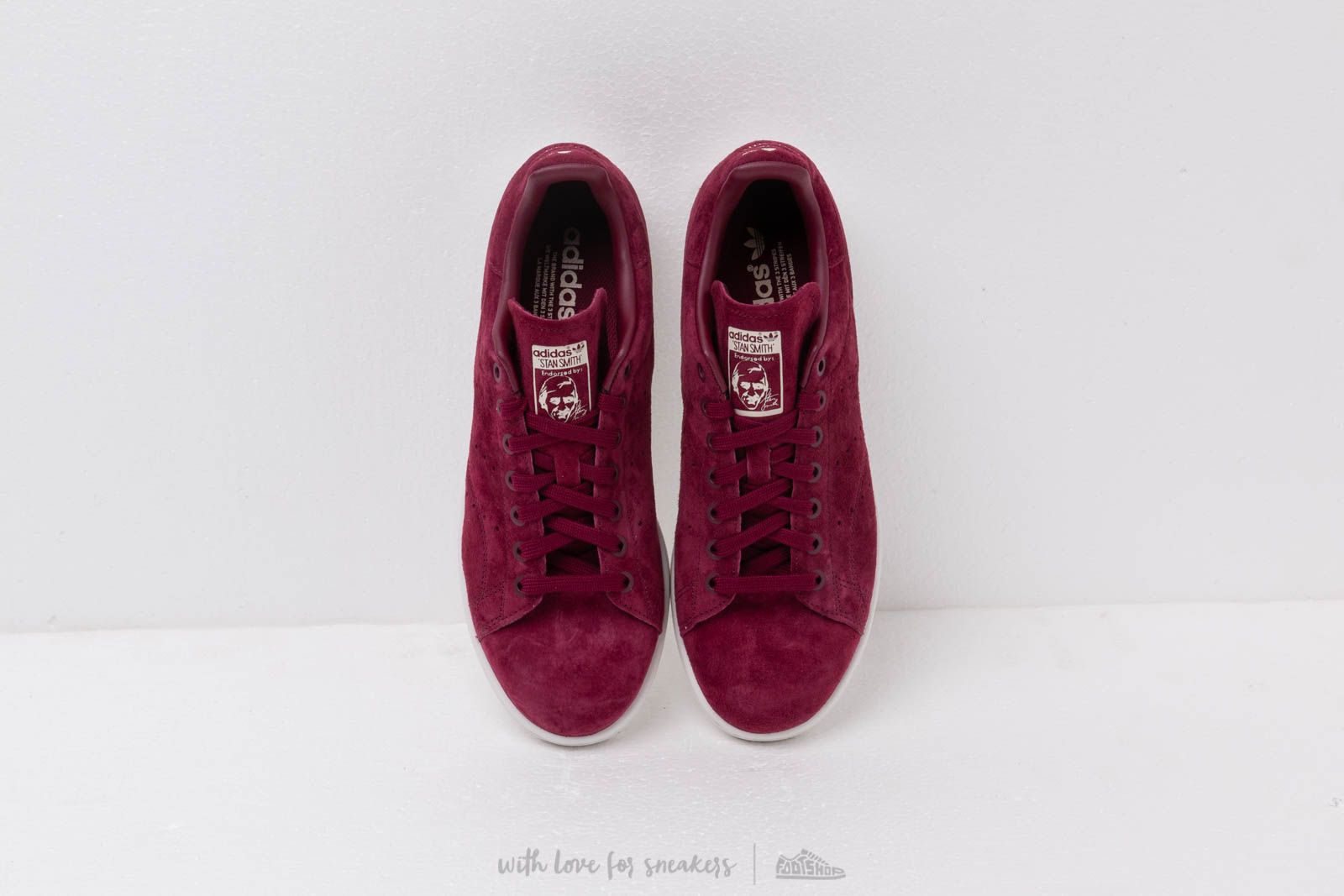 Men s shoes adidas Stan Smith Maroon Crystal White Cream Brown Footshop