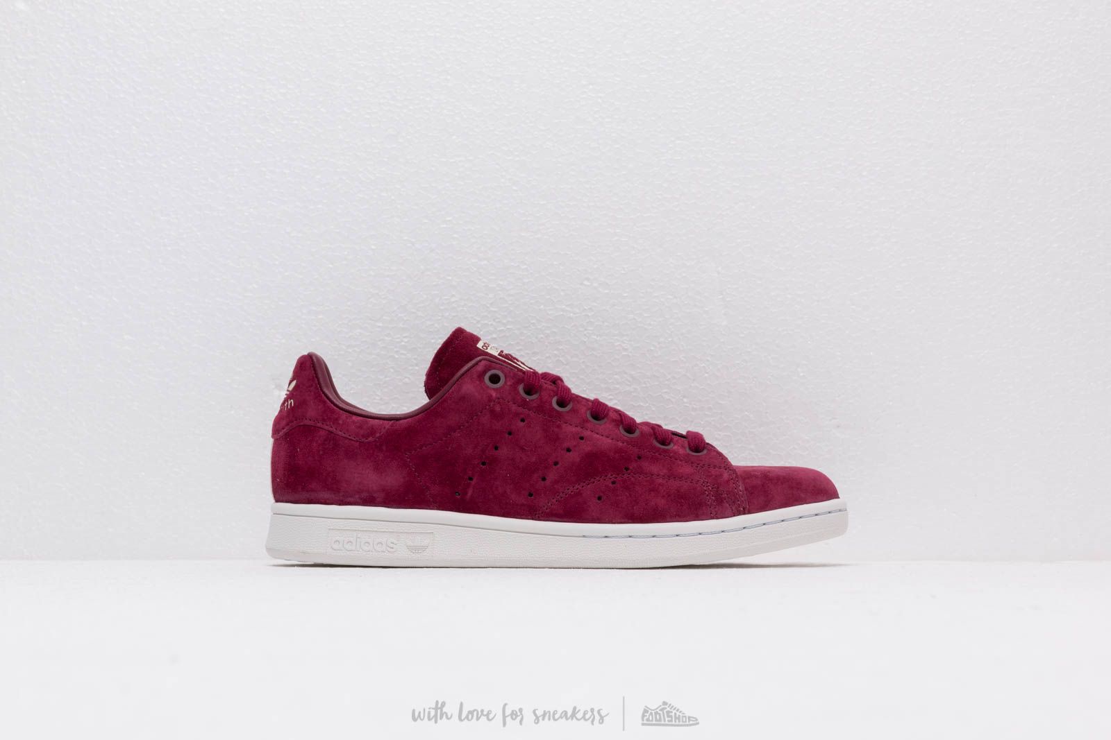 Men's shoes adidas Stan Smith Maroon/ Crystal White/ Cream Brown
