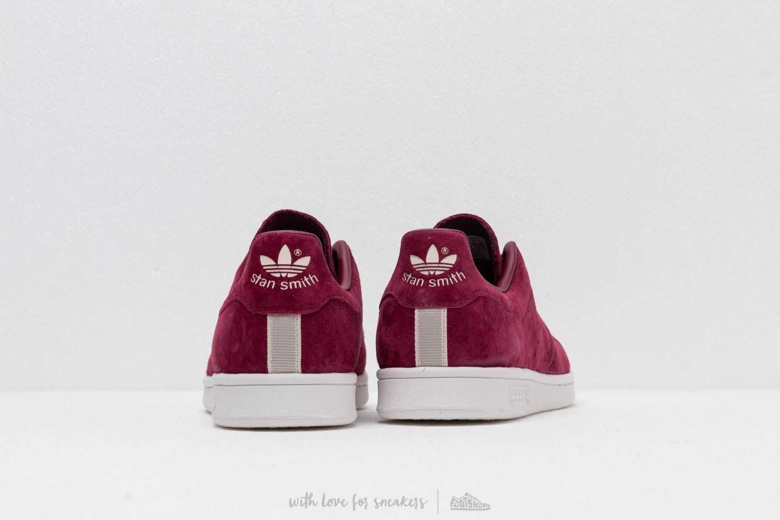 Men s shoes adidas Stan Smith Maroon Crystal White Cream Brown Footshop