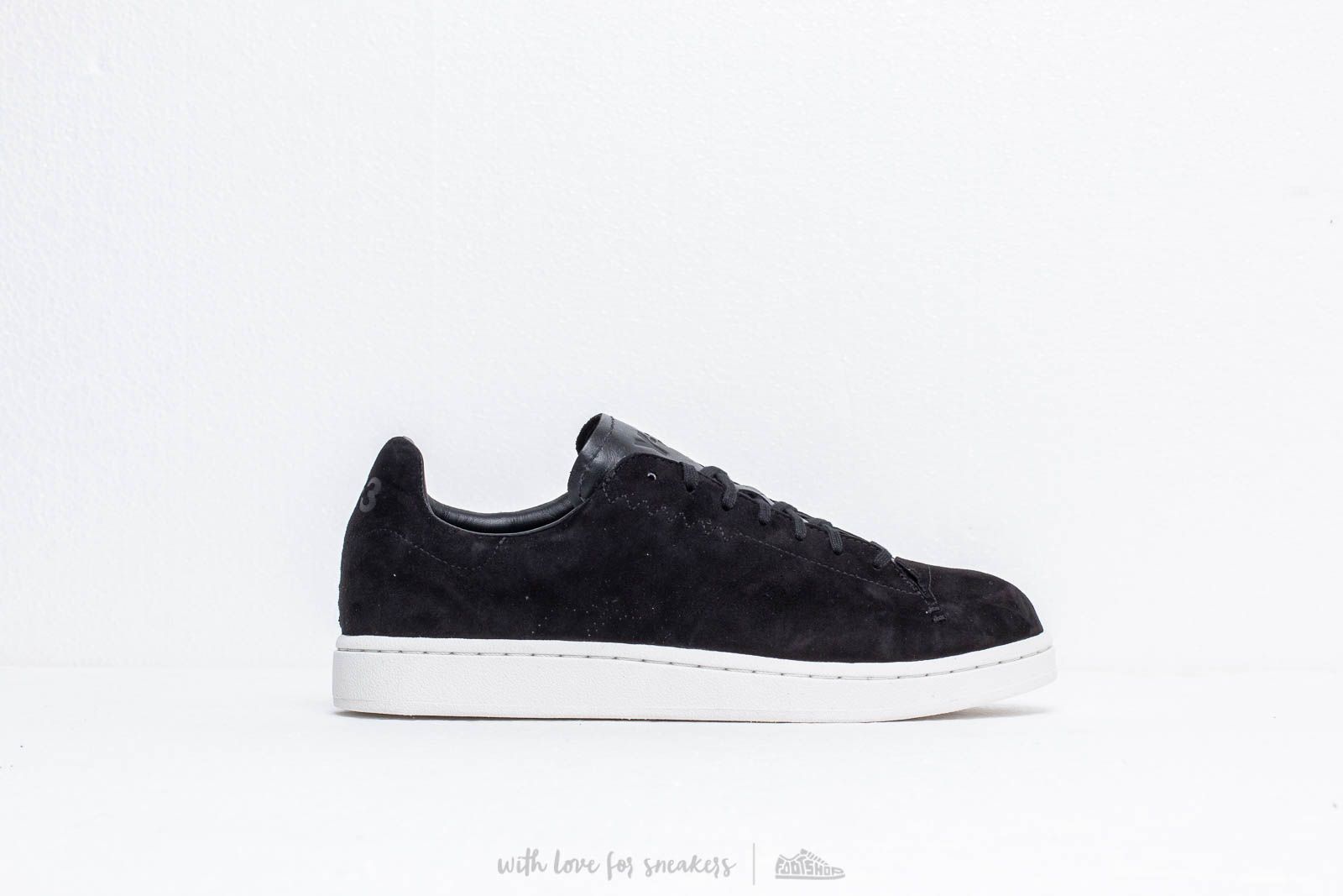 Férfi cipők Y-3 Yohji Court Core Black/ Core Black/ Core White