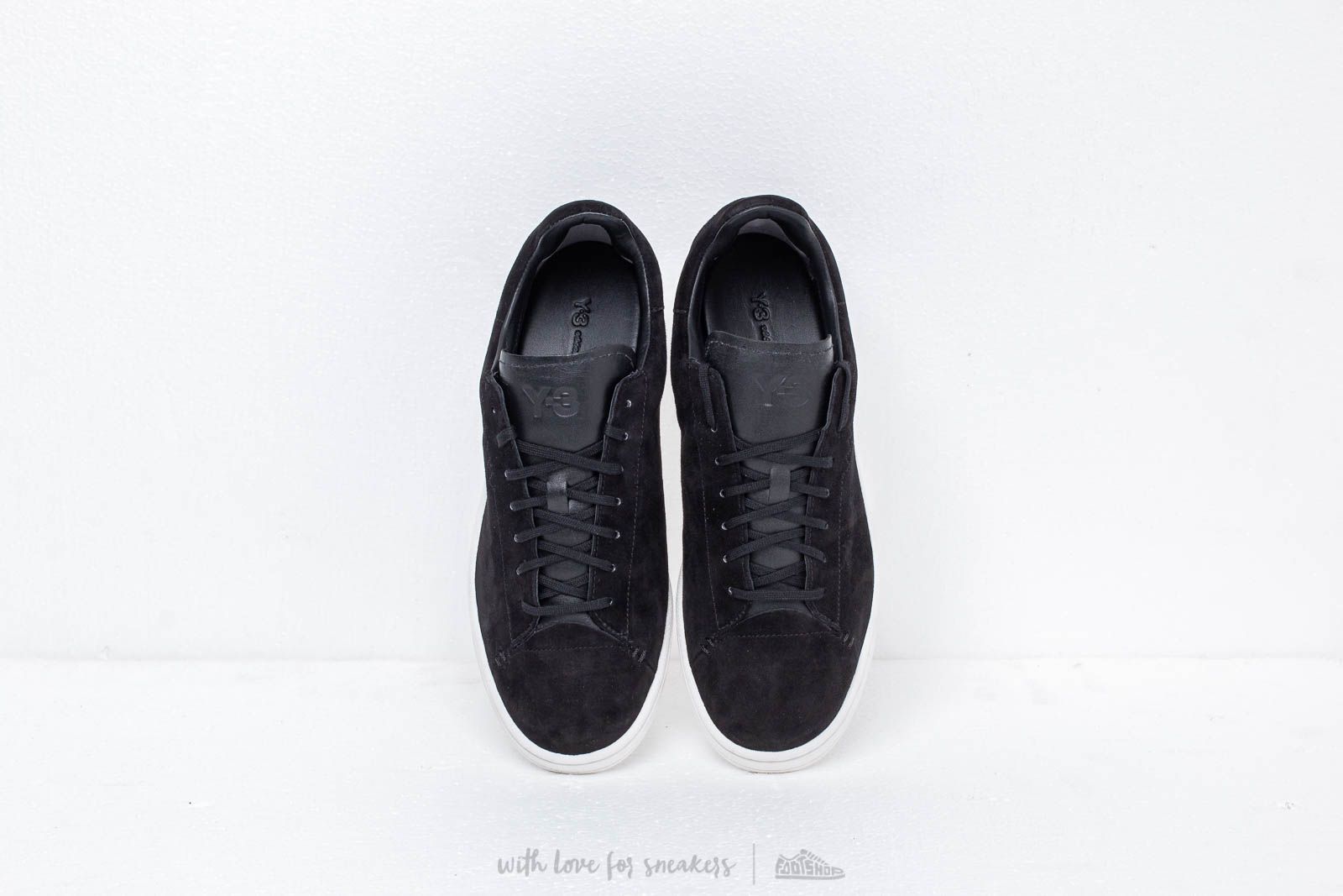 Férfi cipők Y-3 Yohji Court Core Black/ Core Black/ Core White