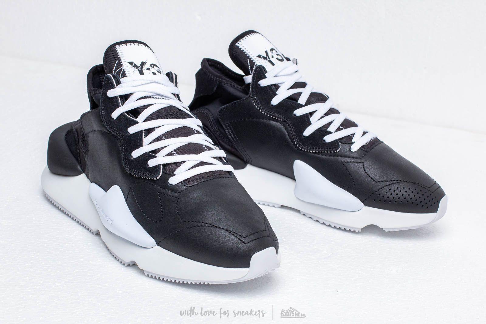 Pánske tenisky a topánky Y-3 Kaiwa Core Black/ Core Black/ Ftw White