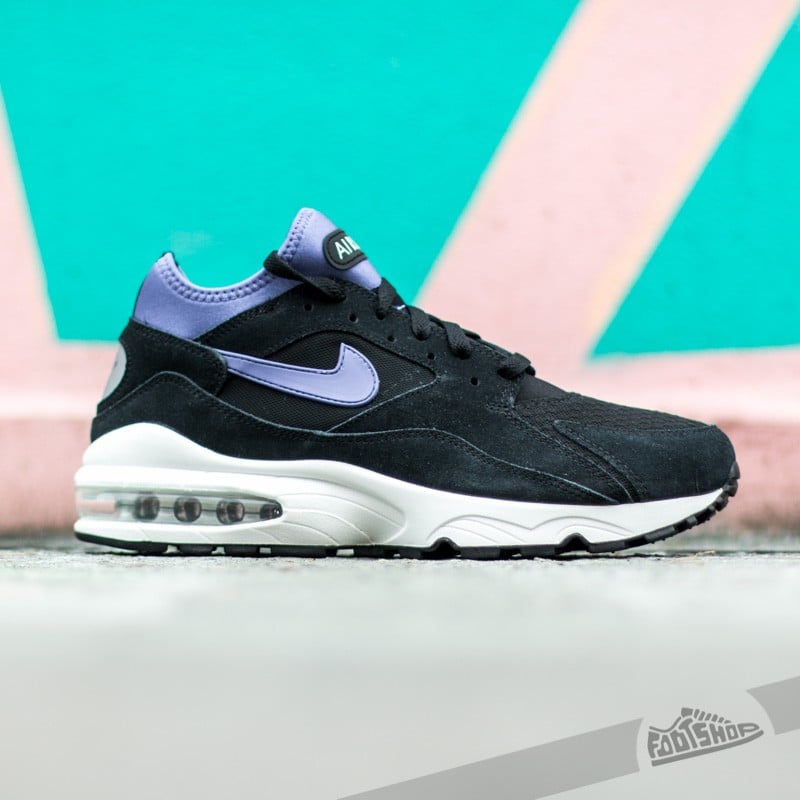 Men's shoes Nike Air max 93 Black/Prsn Violet-Metallic Silver