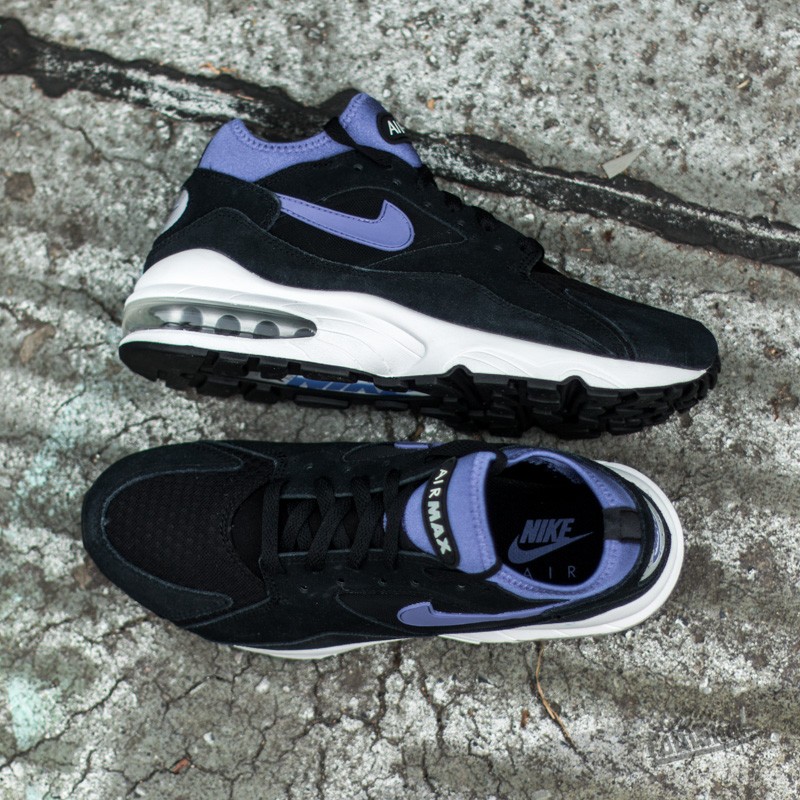 Nike Air max 93 Black Prsn Violet Metallic Silver