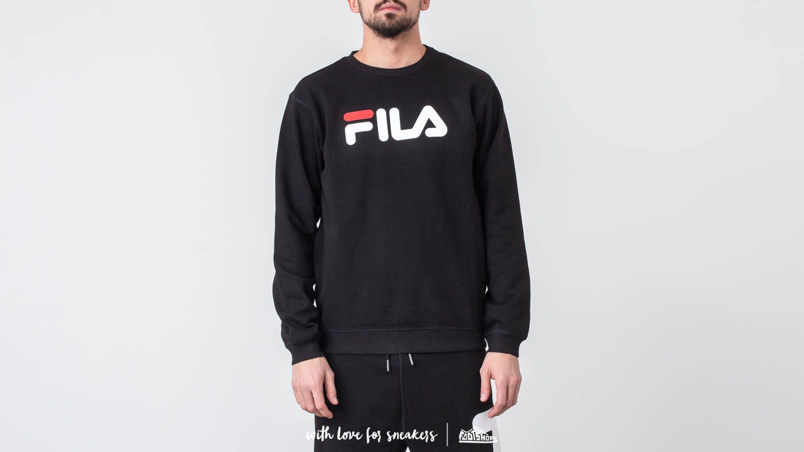 Mikiny FILA Pure Crewneck Black