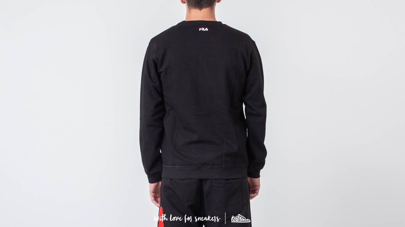 Mikiny FILA Pure Crewneck Black