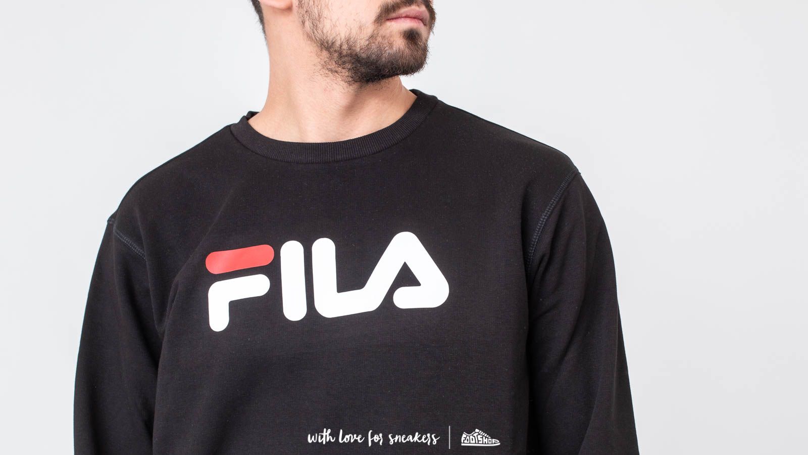 Mikiny FILA Pure Crewneck Black