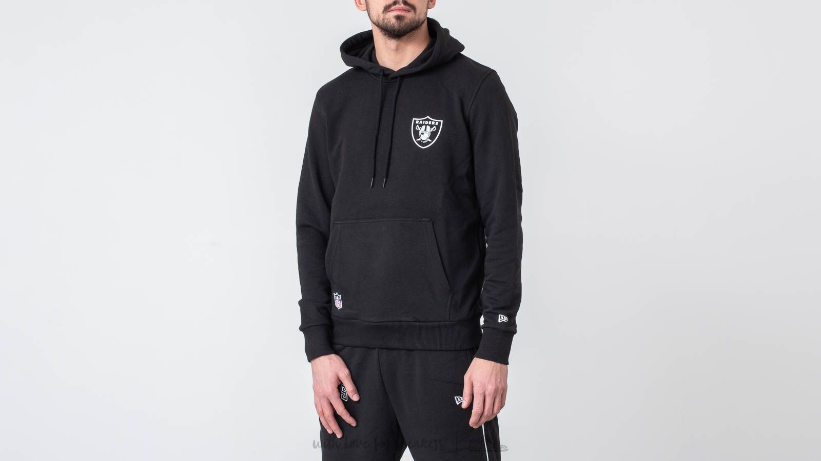 Sudaderas New Era NFL Team Logo Hoodie Oakland Raiders Black