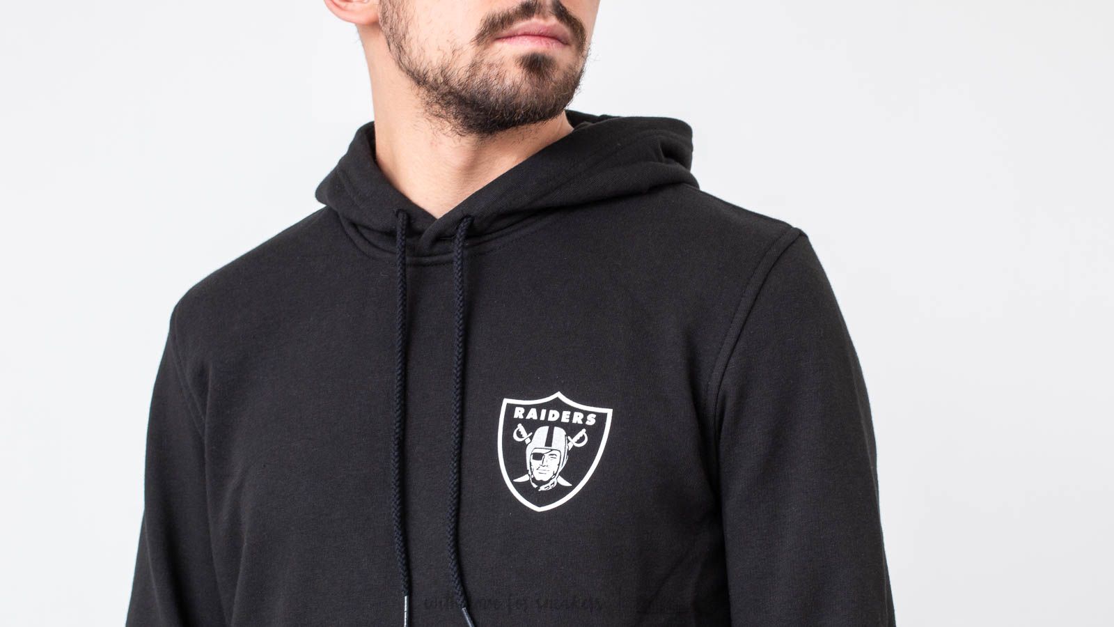 Sudaderas New Era NFL Team Logo Hoodie Oakland Raiders Black
