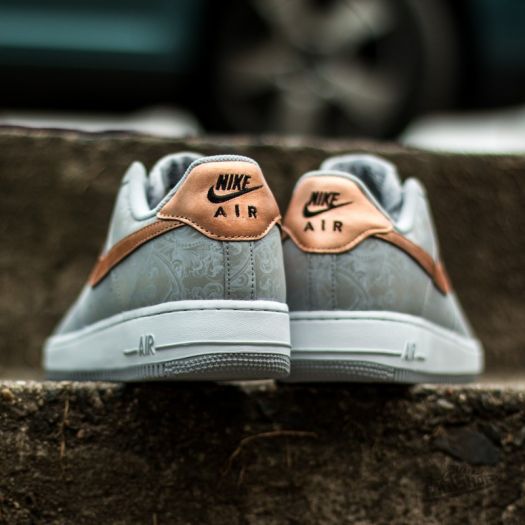 Men s shoes Nike Air Force 1 07 LV8 Wolf Grey Metallic Red Bronze White Footshop