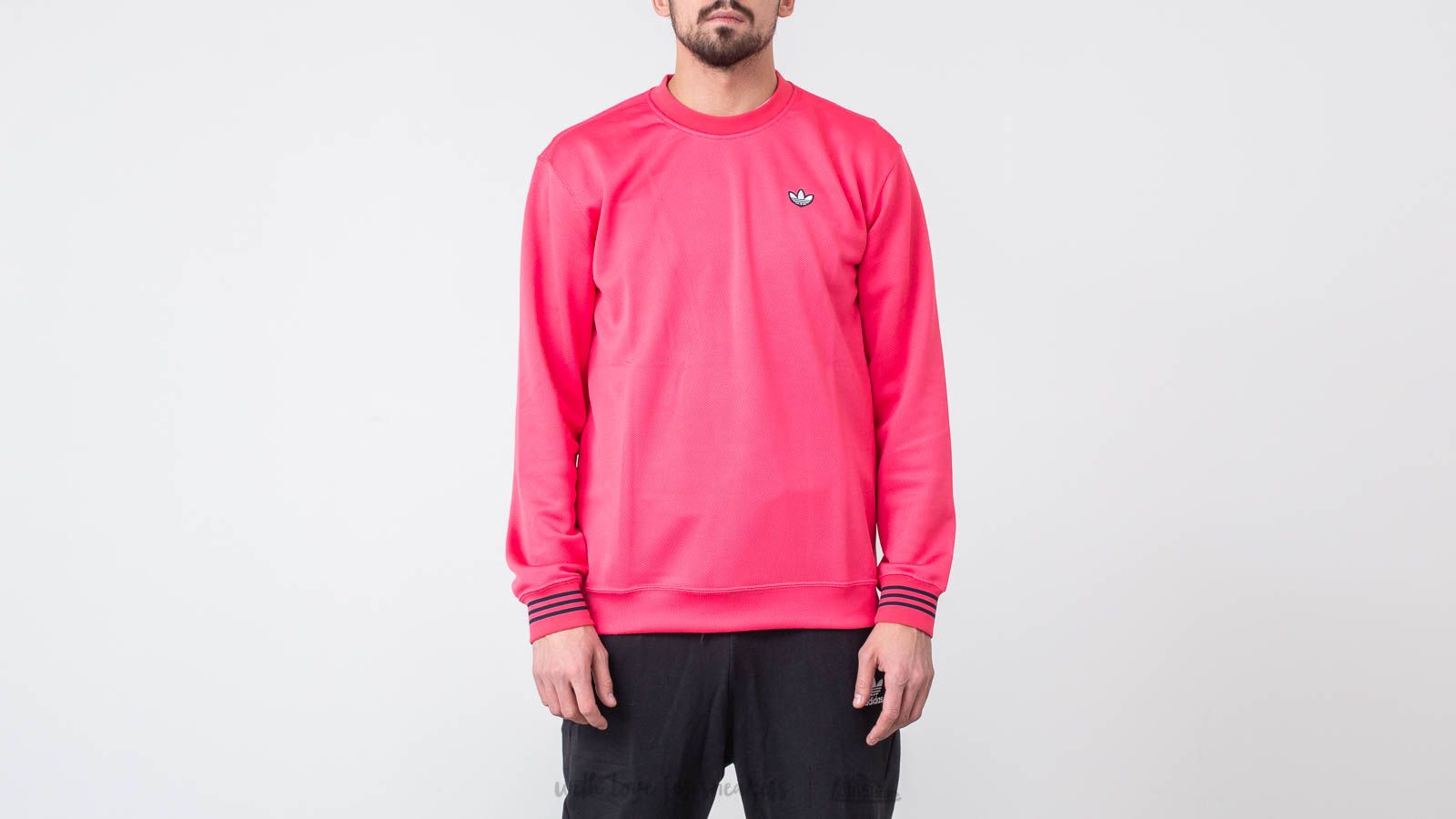Sweatshirts adidas Originals Pique Crewneck Real Pink